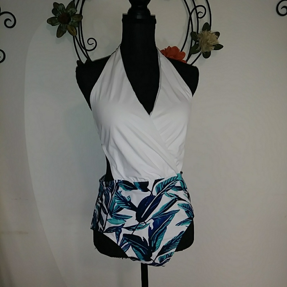 Cocoship One piece halter Bathing suit . Size 12